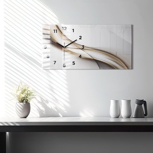 Orologio rettangolare Linee astratte