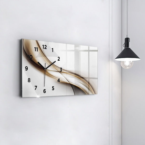 Orologio rettangolare Linee astratte
