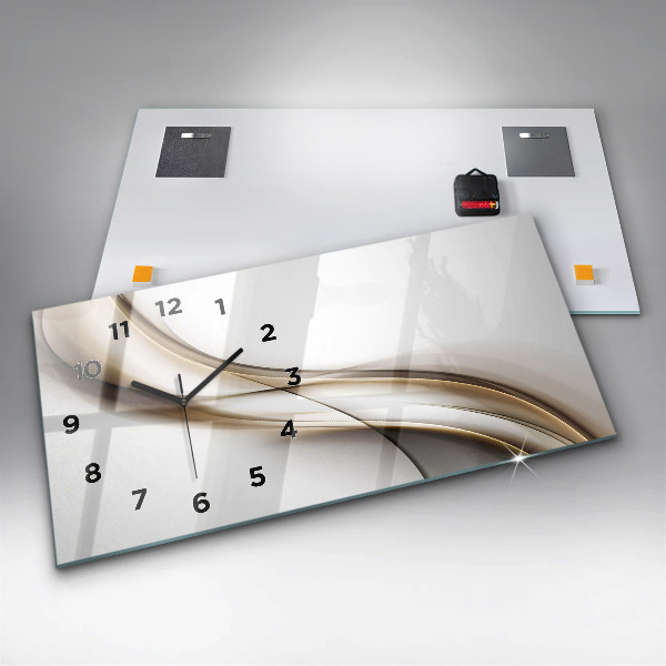 Orologio rettangolare Linee astratte
