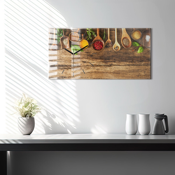 Orologio rettangolare Cucchiai di spezie