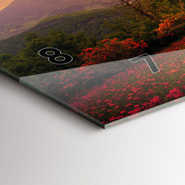 Orologio rettangolare Albero del cuore dell'amore