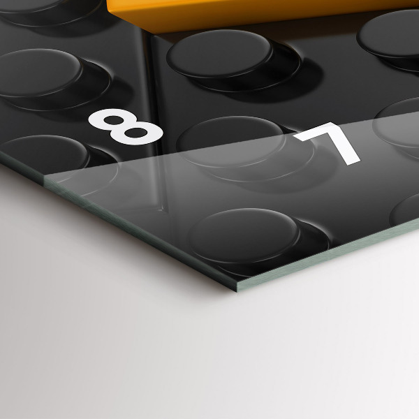 Orologio rettangolare Blocchi giocattolo