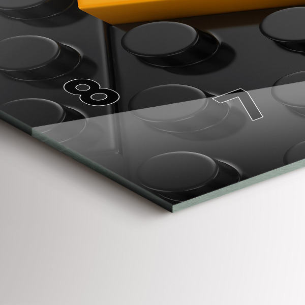 Orologio rettangolare Blocchi giocattolo