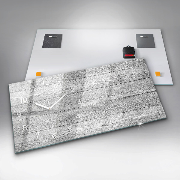 Orologio rettangolare Pannelli in legno