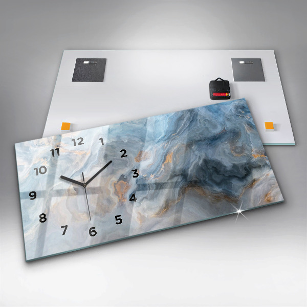 Orologio rettangolare Modello in marmo