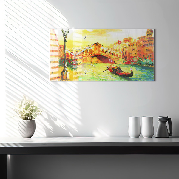 Orologio rettangolare Venezia Ponte di Rialto