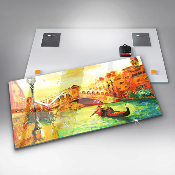 Orologio rettangolare Venezia Ponte di Rialto