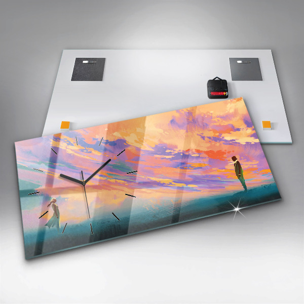 Orologio rettangolare Amore platonico