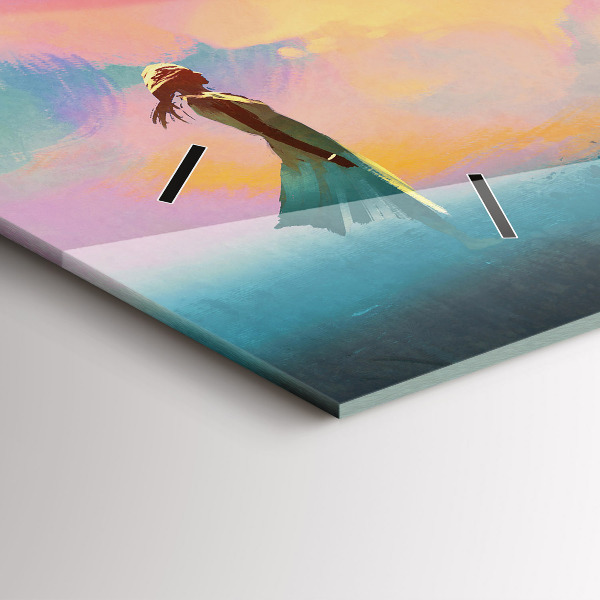 Orologio rettangolare Amore platonico