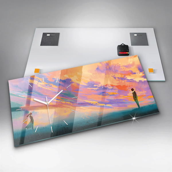 Orologio rettangolare Amore platonico