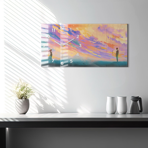 Orologio rettangolare Amore platonico