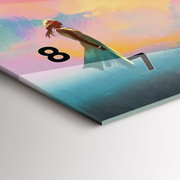 Orologio rettangolare Amore platonico