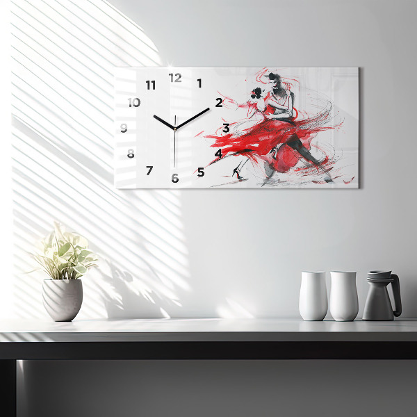 Orologio rettangolare Coppia danzante