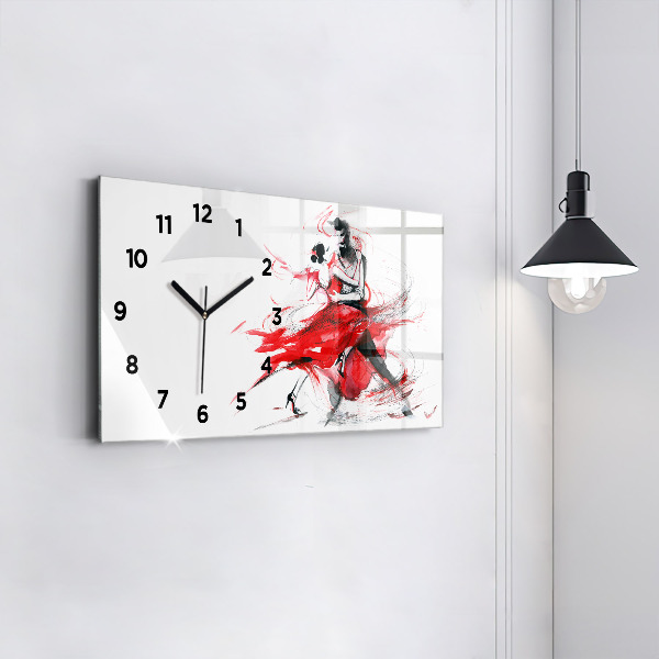 Orologio rettangolare Coppia danzante