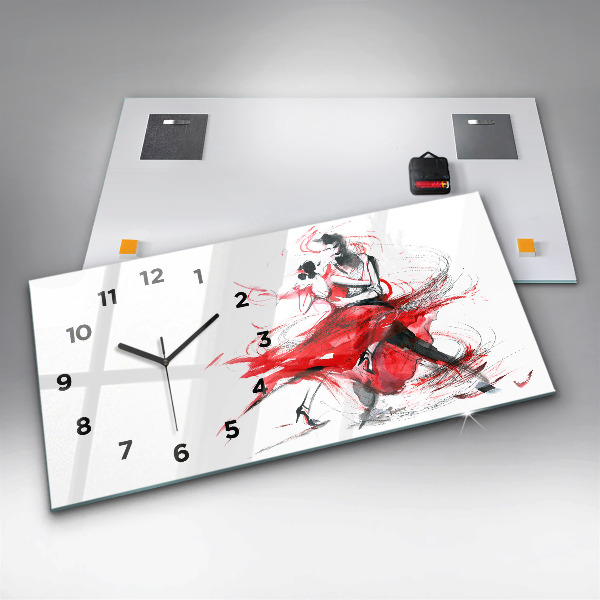 Orologio rettangolare Coppia danzante