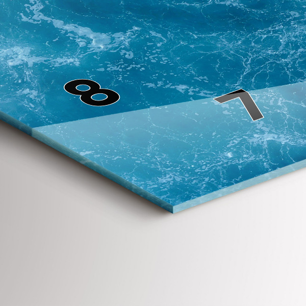 Orologio rettangolare Acqua di mare