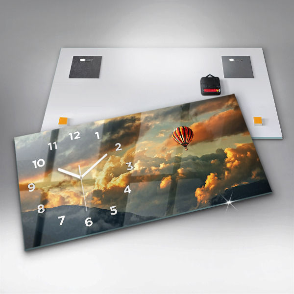 Orologio rettangolare Volo in mongolfiera tra le nuvole