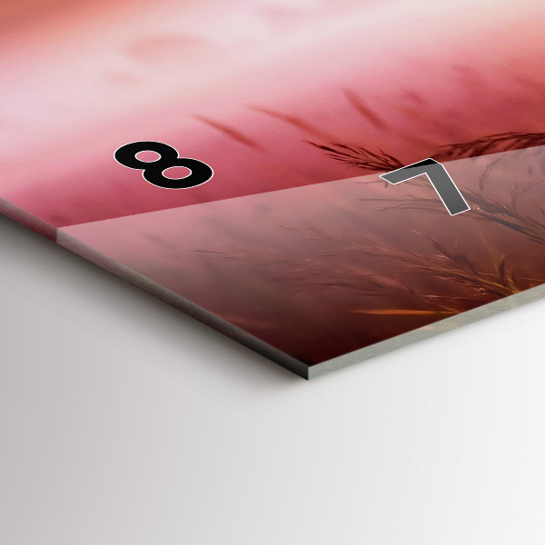 Orologio rettangolare Mattina nebbiosa