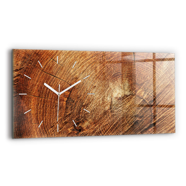 Orologio rettangolare Vecchio ceppo d'albero