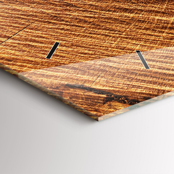 Orologio rettangolare Legno decorativo