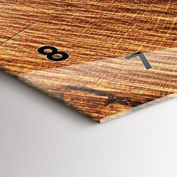 Orologio rettangolare Legno decorativo