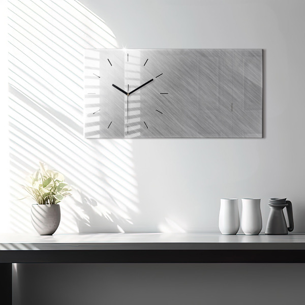 Orologio rettangolare Parete metallica