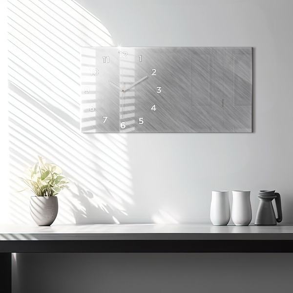 Orologio rettangolare Parete metallica