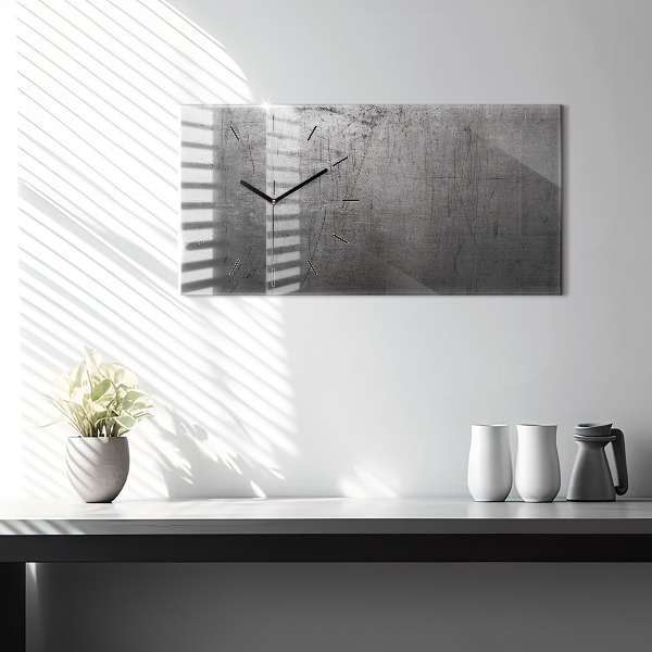 Orologio rettangolare Parete metallica