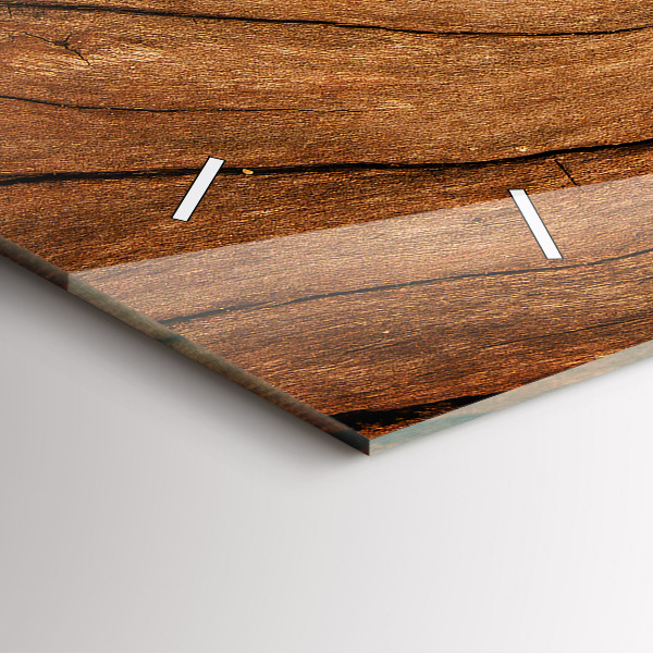 Orologio rettangolare Legno vecchio