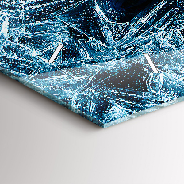 Orologio rettangolare Muro ghiacciato