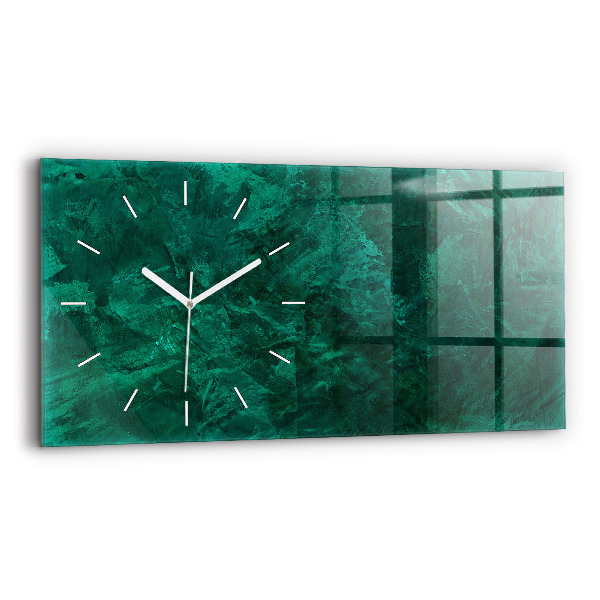 Orologio rettangolare Muro di smeraldo