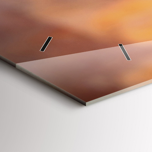 Orologio rettangolare Un bicchiere di vino