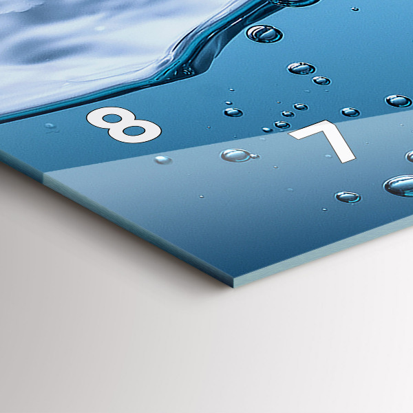 Orologi orizzontali Primo piano dell'acqua