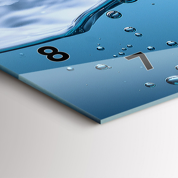 Orologi orizzontali Primo piano dell'acqua