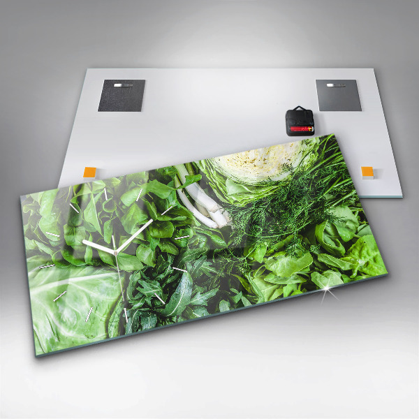 Orologi orizzontali Verdure verdi