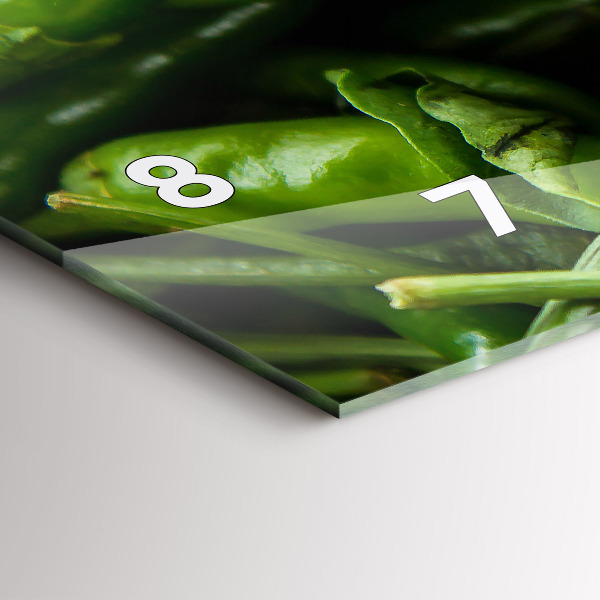 Orologi orizzontali Peperone verde