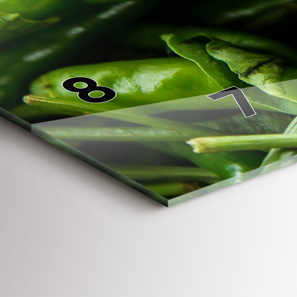 Orologi orizzontali Peperone verde