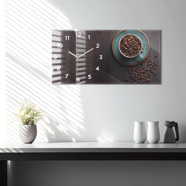 Orologi orizzontali Una tazza di caffè
