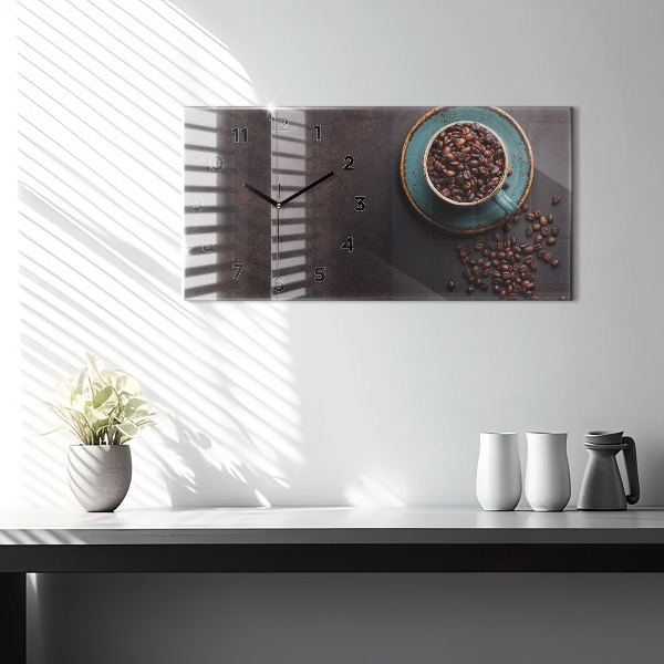 Orologi orizzontali Una tazza di caffè