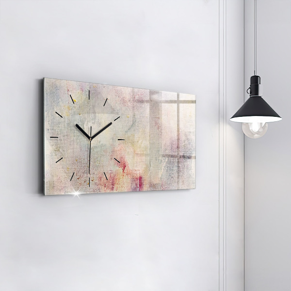 Orologio rettangolare Astrazione dipinta