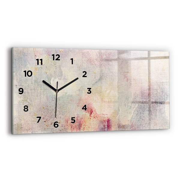Orologio rettangolare Astrazione dipinta
