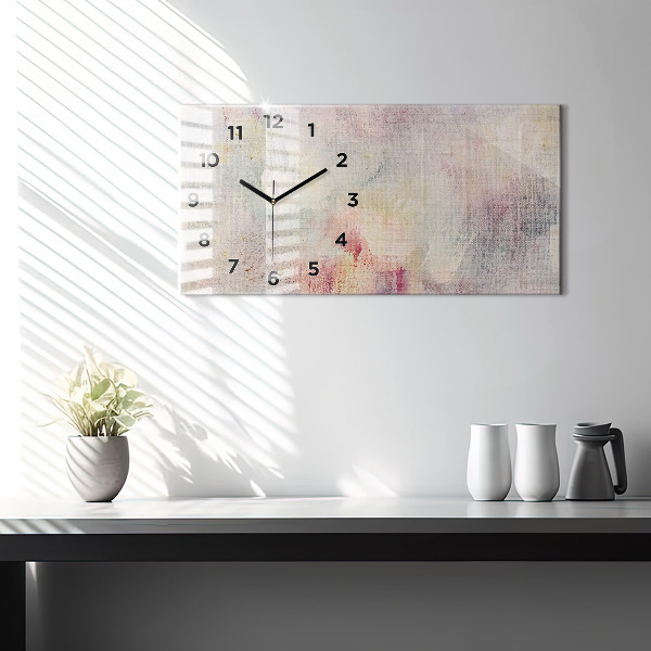 Orologio rettangolare Astrazione dipinta