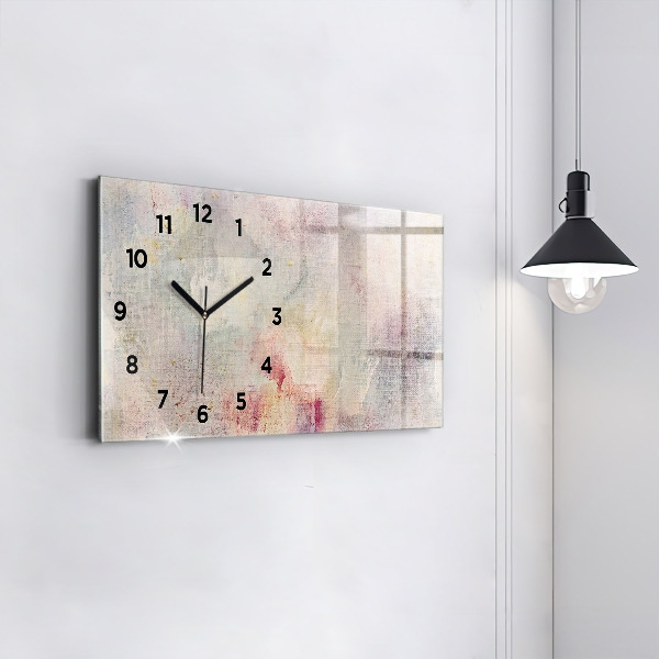 Orologio rettangolare Astrazione dipinta