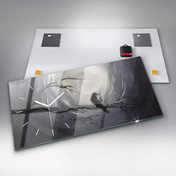 Orologi orizzontali Corvo al chiaro di luna