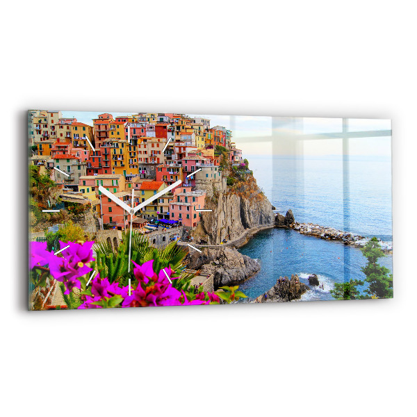 Orologio rettangolare Costa delle Cinque Terre