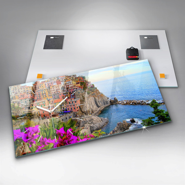 Orologio rettangolare Costa delle Cinque Terre