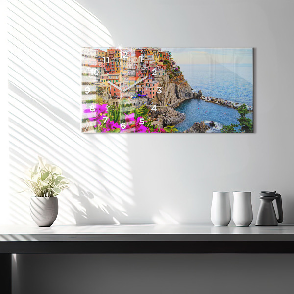 Orologio rettangolare Costa delle Cinque Terre