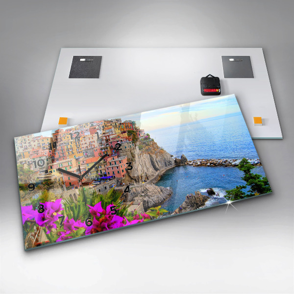 Orologio rettangolare Costa delle Cinque Terre