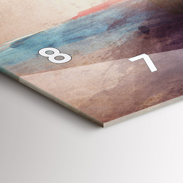 Orologio rettangolare Ritratto astratto di una donna