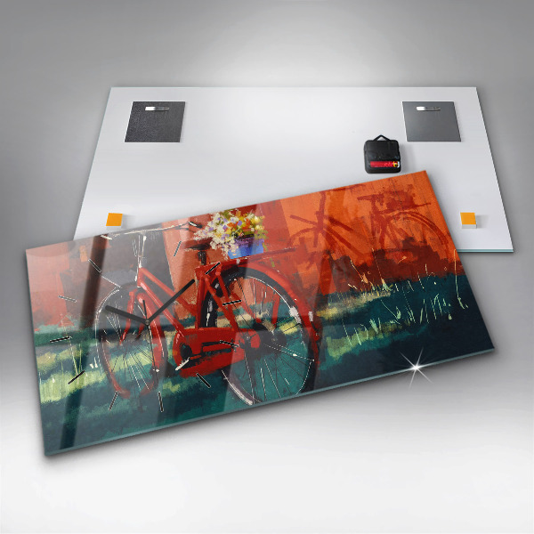 Orologi orizzontali Bici dipinta